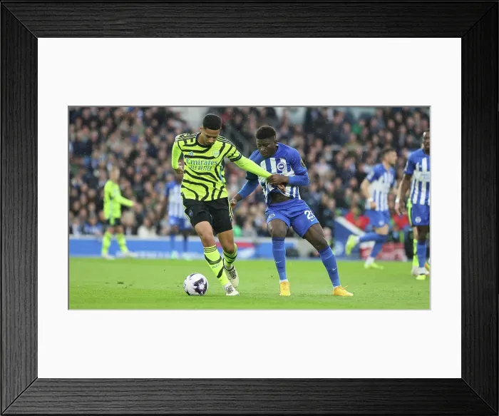 Framed Print : Brighton and Hove Albion v Arsenal Premier League 06APR24 Framed Print : Brighton and Hove Albion v Arsenal Premier League 06APR24