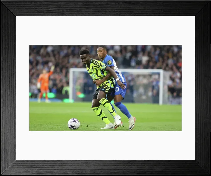 Framed Print : Brighton and Hove Albion v Arsenal Premier League 06APR24 Framed Print : Brighton and Hove Albion v Arsenal Premier League 06APR24
