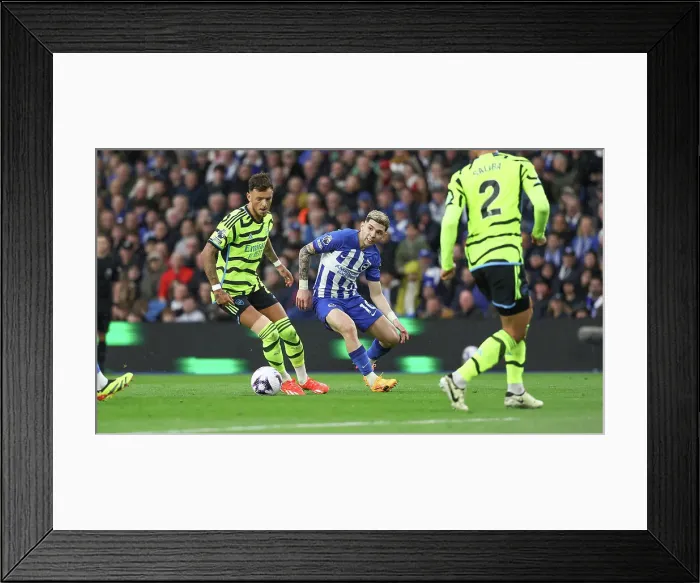 Framed Print : Brighton and Hove Albion v Arsenal Premier League 06APR24 Framed Print : Brighton and Hove Albion v Arsenal Premier League 06APR24
