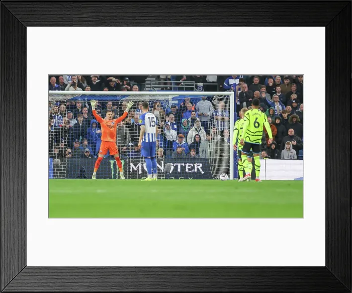 Framed Print : Brighton and Hove Albion v Arsenal Premier League 06APR24 Framed Print : Brighton and Hove Albion v Arsenal Premier League 06APR24