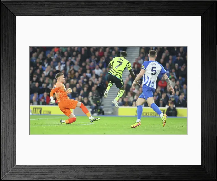 Framed Print : Brighton and Hove Albion v Arsenal Premier League 06APR24 Framed Print : Brighton and Hove Albion v Arsenal Premier League 06APR24