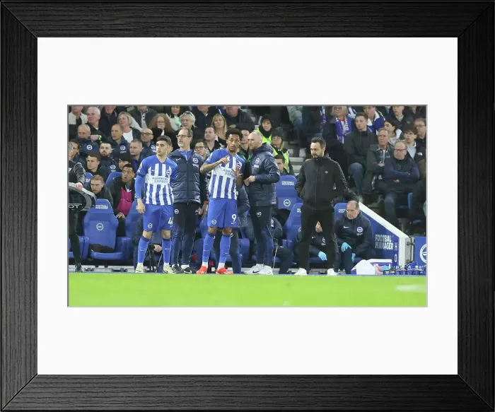 Framed Print : Brighton and Hove Albion v Arsenal Premier League 06APR24 Framed Print : Brighton and Hove Albion v Arsenal Premier League 06APR24