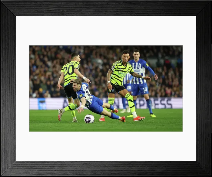 Framed Print : Brighton and Hove Albion v Arsenal Premier League 06APR24 Framed Print : Brighton and Hove Albion v Arsenal Premier League 06APR24