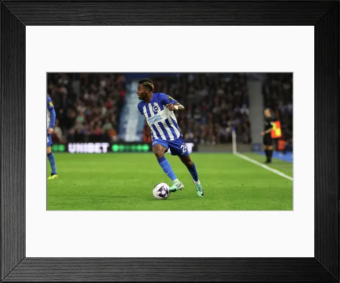 Framed Print : Brighton and Hove Albion v Arsenal Premier League 06APR24 Framed Print : Brighton and Hove Albion v Arsenal Premier League 06APR24