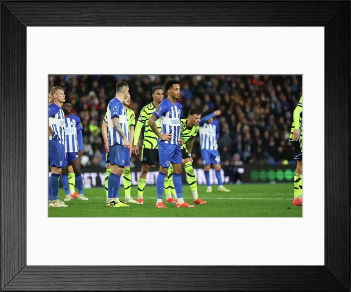 Framed Print : Brighton and Hove Albion v Arsenal Premier League 06APR24 Framed Print : Brighton and Hove Albion v Arsenal Premier League 06APR24