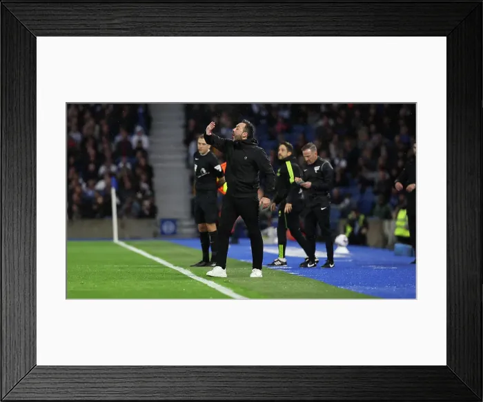 Framed Print : Brighton and Hove Albion v Arsenal Premier League 06APR24 Framed Print : Brighton and Hove Albion v Arsenal Premier League 06APR24