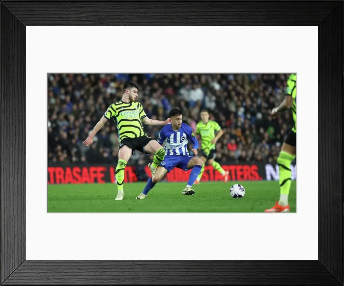 Framed Print : Brighton and Hove Albion v Arsenal Premier League 06APR24 Framed Print : Brighton and Hove Albion v Arsenal Premier League 06APR24