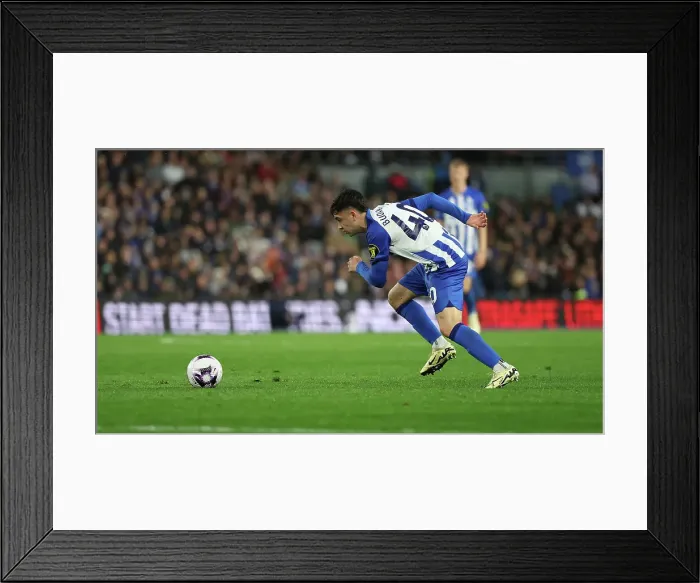 Framed Print : Brighton and Hove Albion v Arsenal Premier League 06APR24