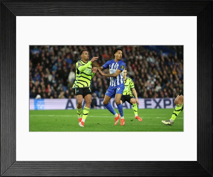 Framed Print : Brighton and Hove Albion v Arsenal Premier League 06APR24 Framed Print : Brighton and Hove Albion v Arsenal Premier League 06APR24