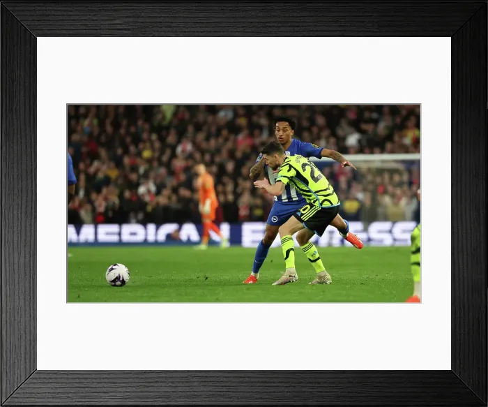 Framed Print : Brighton and Hove Albion v Arsenal Premier League 06APR24 Framed Print : Brighton and Hove Albion v Arsenal Premier League 06APR24