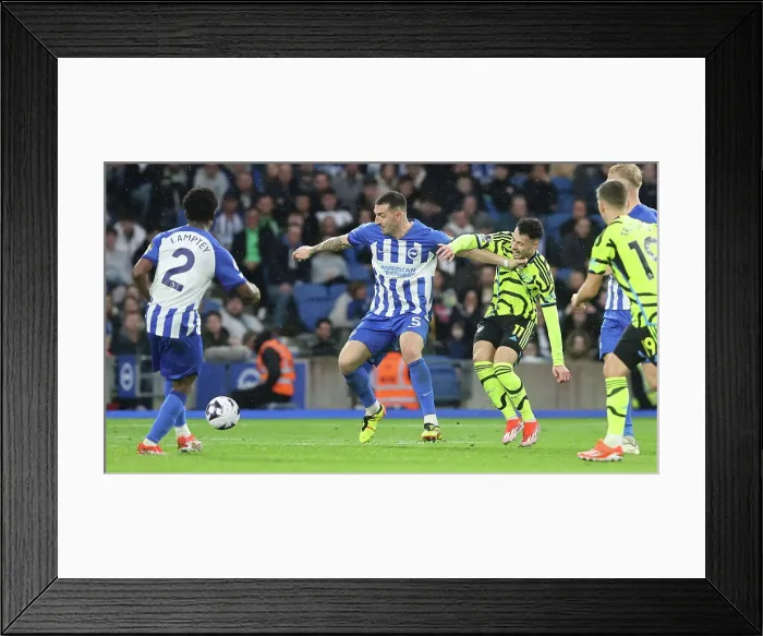 Framed Print : Brighton and Hove Albion v Arsenal Premier League 06APR24 Framed Print : Brighton and Hove Albion v Arsenal Premier League 06APR24