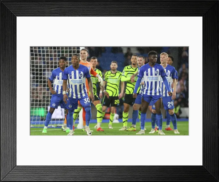 Framed Print : Brighton and Hove Albion v Arsenal Premier League 06APR24 Framed Print : Brighton and Hove Albion v Arsenal Premier League 06APR24