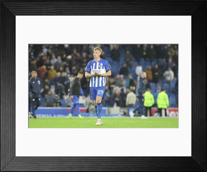 Framed Print : Brighton and Hove Albion v Arsenal Premier League 06APR24 Framed Print : Brighton and Hove Albion v Arsenal Premier League 06APR24