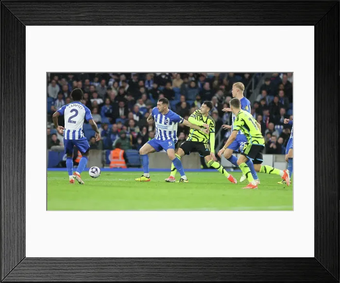 Framed Print : Brighton and Hove Albion v Arsenal Premier League 06APR24