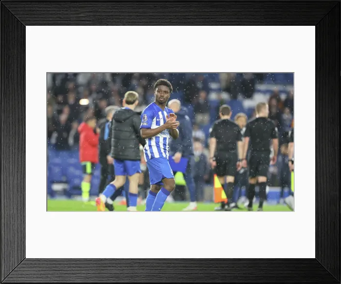 Framed Print : Brighton and Hove Albion v Arsenal Premier League 06APR24 Framed Print : Brighton and Hove Albion v Arsenal Premier League 06APR24