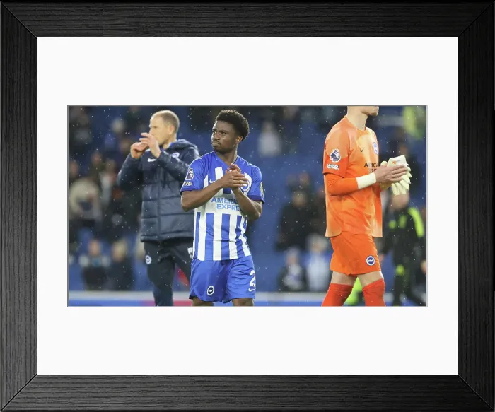 Framed Print : Brighton and Hove Albion v Arsenal Premier League 06APR24 Framed Print : Brighton and Hove Albion v Arsenal Premier League 06APR24