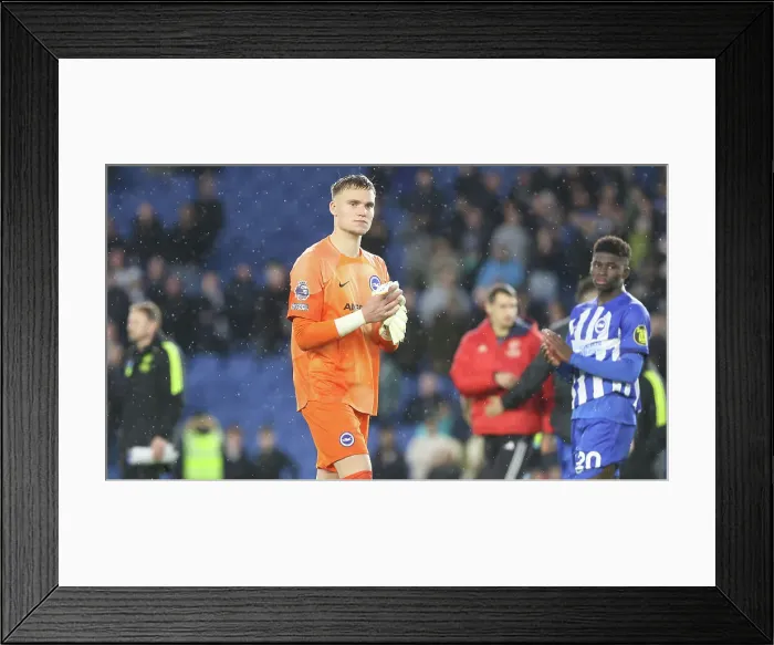 Framed Print : Brighton and Hove Albion v Arsenal Premier League 06APR24 Framed Print : Brighton and Hove Albion v Arsenal Premier League 06APR24