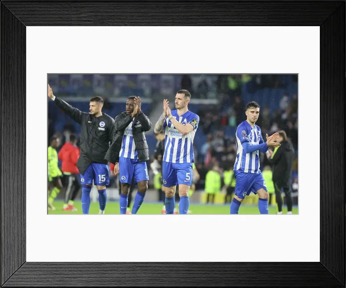 Framed Print : Brighton and Hove Albion v Arsenal Premier League 06APR24 Framed Print : Brighton and Hove Albion v Arsenal Premier League 06APR24