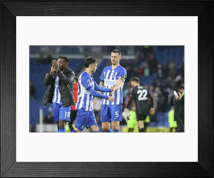 Framed Print : Brighton and Hove Albion v Arsenal Premier League 06APR24 Framed Print : Brighton and Hove Albion v Arsenal Premier League 06APR24