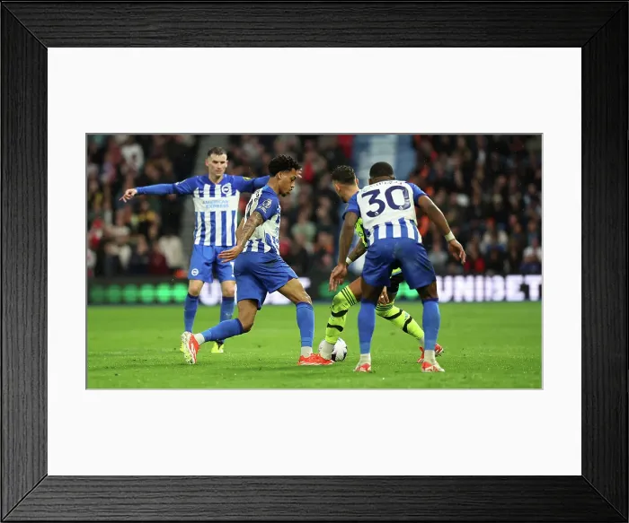 Framed Print : Brighton and Hove Albion v Arsenal Premier League 06APR24 Framed Print : Brighton and Hove Albion v Arsenal Premier League 06APR24