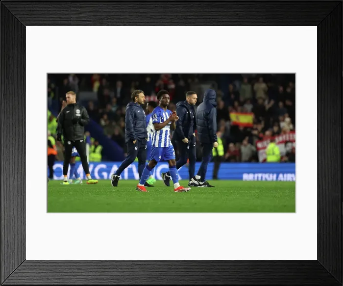Framed Print : Brighton and Hove Albion v Arsenal Premier League 06APR24 Framed Print : Brighton and Hove Albion v Arsenal Premier League 06APR24