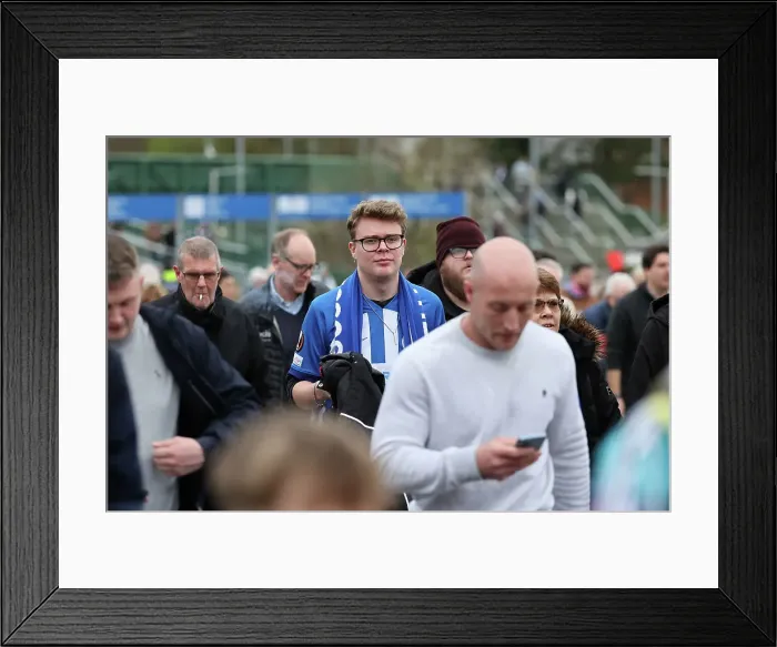 Framed Print : Brighton and Hove Albion v Arsenal Premier League 06APR24 Framed Print : Brighton and Hove Albion v Arsenal Premier League 06APR24