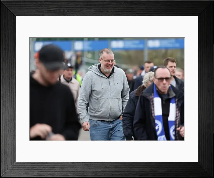 Framed Print : Brighton and Hove Albion v Arsenal Premier League 06APR24 Framed Print : Brighton and Hove Albion v Arsenal Premier League 06APR24