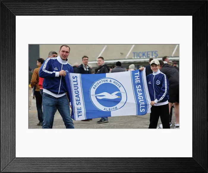 Framed Print : Brighton and Hove Albion v Arsenal Premier League 06APR24 Framed Print : Brighton and Hove Albion v Arsenal Premier League 06APR24
