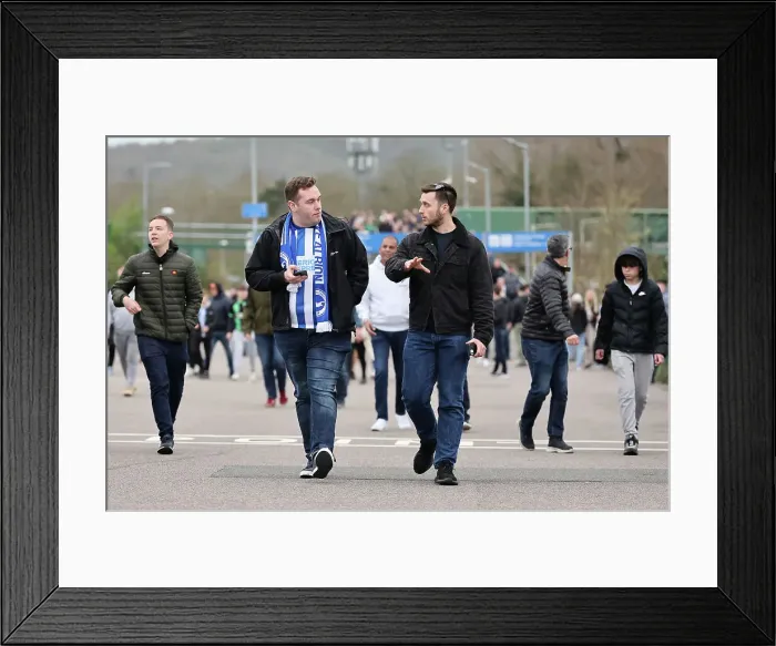 Framed Print : Brighton and Hove Albion v Arsenal Premier League 06APR24 Framed Print : Brighton and Hove Albion v Arsenal Premier League 06APR24