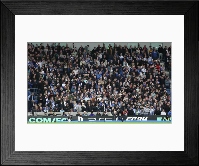 Framed Print : Brighton and Hove Albion v Arsenal Premier League 06APR24 Framed Print : Brighton and Hove Albion v Arsenal Premier League 06APR24