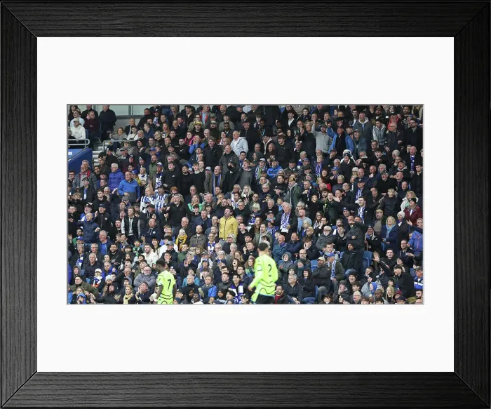 Framed Print : Brighton and Hove Albion v Arsenal Premier League 06APR24 Framed Print : Brighton and Hove Albion v Arsenal Premier League 06APR24
