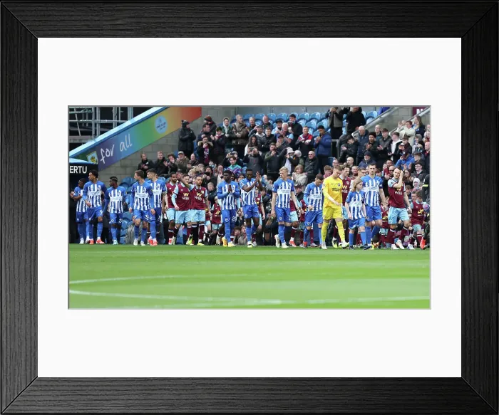 Framed Print : Burnley v Brighton and Hove Albion Premier League 13APR24 Framed Print : Burnley v Brighton and Hove Albion Premier League 13APR24