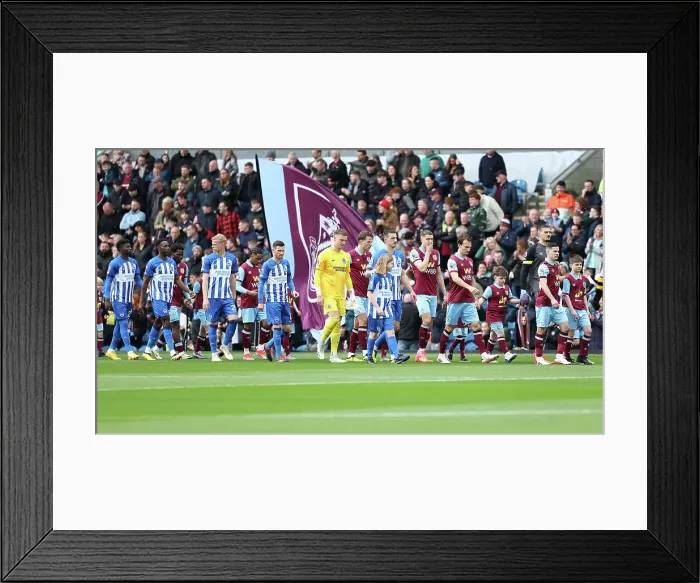 Framed Print : Burnley v Brighton and Hove Albion Premier League 13APR24 Framed Print : Burnley v Brighton and Hove Albion Premier League 13APR24