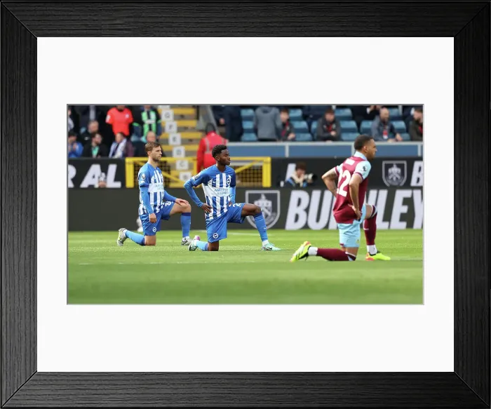 Framed Print : Burnley v Brighton and Hove Albion Premier League 13APR24 Framed Print : Burnley v Brighton and Hove Albion Premier League 13APR24