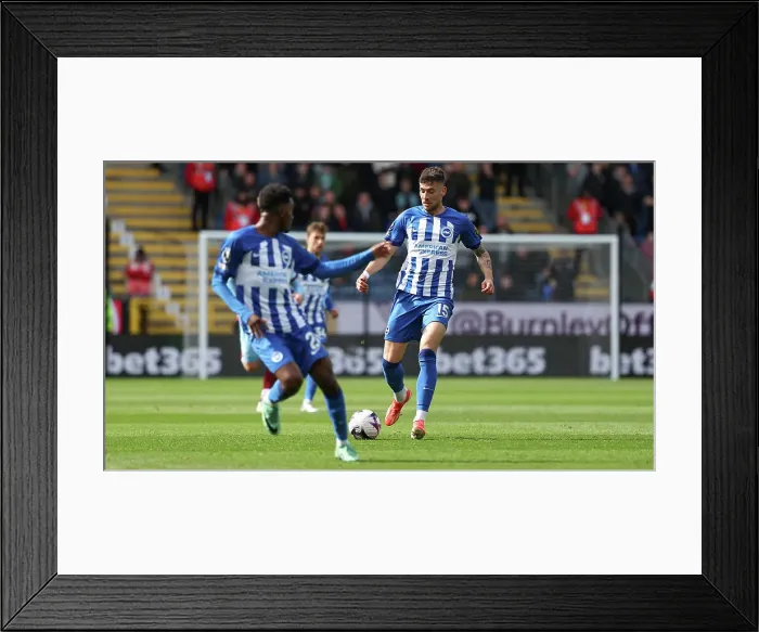 Framed Print : Burnley v Brighton and Hove Albion Premier League 13APR24 Framed Print : Burnley v Brighton and Hove Albion Premier League 13APR24