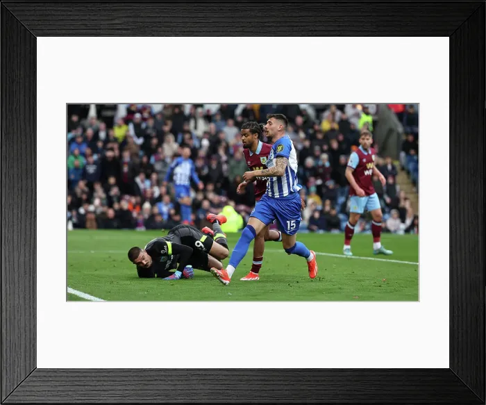 Framed Print : Burnley v Brighton and Hove Albion Premier League 13APR24 Framed Print : Burnley v Brighton and Hove Albion Premier League 13APR24