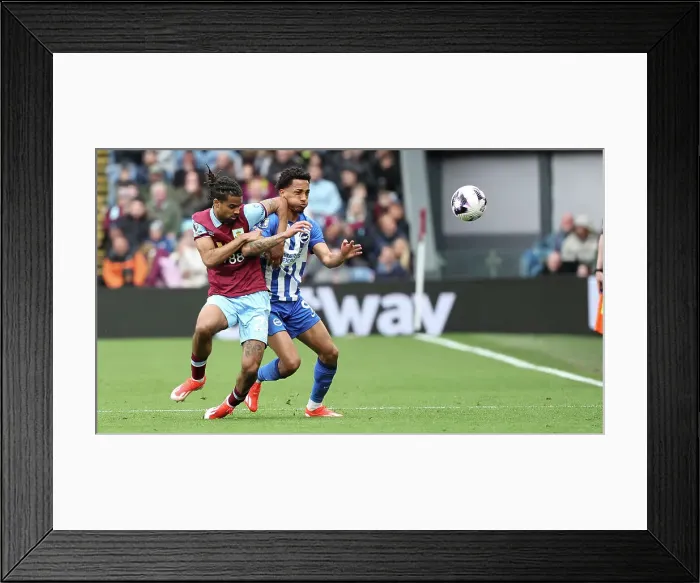 Framed Print : Burnley v Brighton and Hove Albion Premier League 13APR24 Framed Print : Burnley v Brighton and Hove Albion Premier League 13APR24