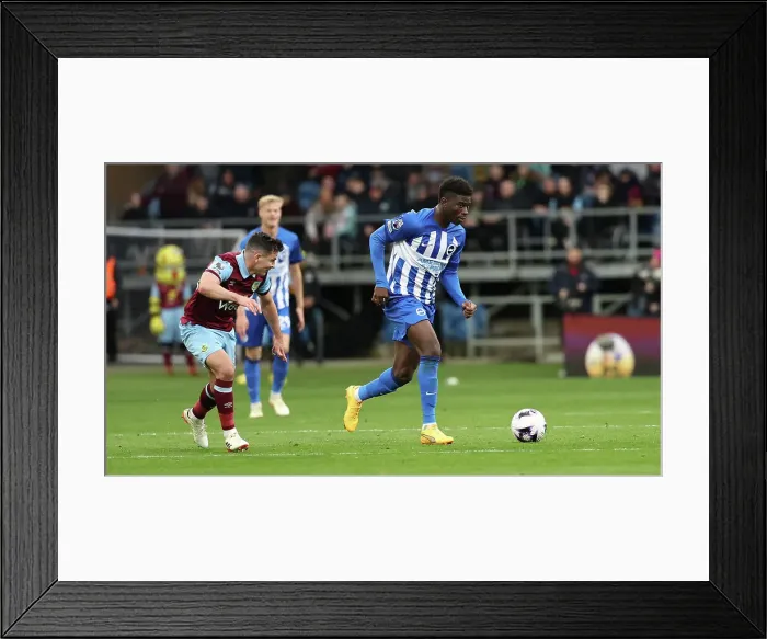 Framed Print : Burnley v Brighton and Hove Albion Premier League 13APR24 Framed Print : Burnley v Brighton and Hove Albion Premier League 13APR24