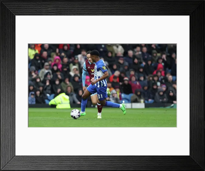 Framed Print : Burnley v Brighton and Hove Albion Premier League 13APR24 Framed Print : Burnley v Brighton and Hove Albion Premier League 13APR24