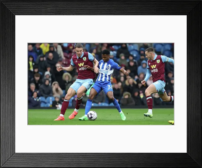 Framed Print : Burnley v Brighton and Hove Albion Premier League 13APR24 Framed Print : Burnley v Brighton and Hove Albion Premier League 13APR24