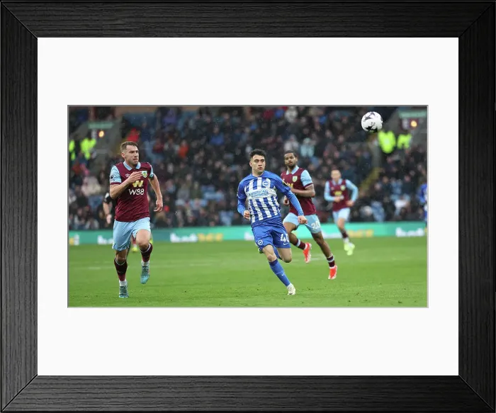 Framed Print : Burnley v Brighton and Hove Albion Premier League 13APR24 Framed Print : Burnley v Brighton and Hove Albion Premier League 13APR24