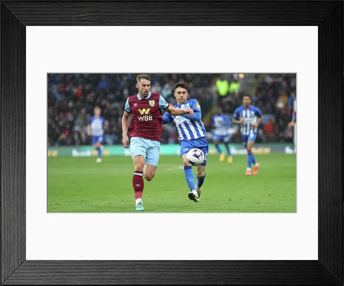 Framed Print : Burnley v Brighton and Hove Albion Premier League 13APR24 Framed Print : Burnley v Brighton and Hove Albion Premier League 13APR24