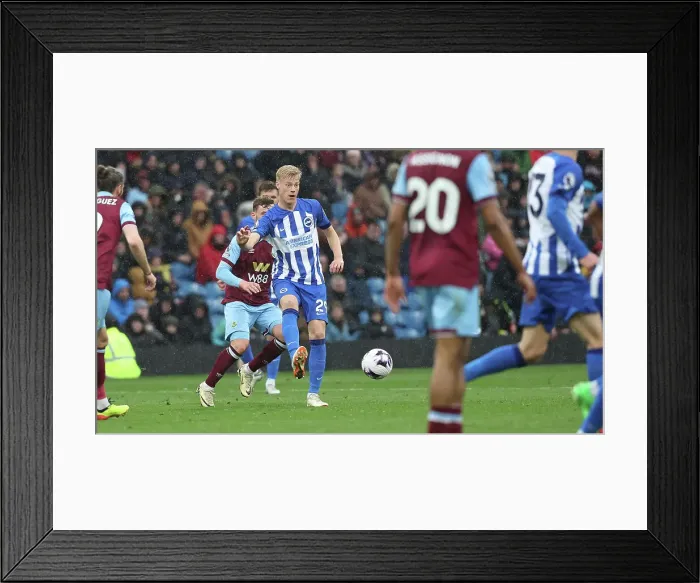 Framed Print : Burnley v Brighton and Hove Albion Premier League 13APR24 Framed Print : Burnley v Brighton and Hove Albion Premier League 13APR24