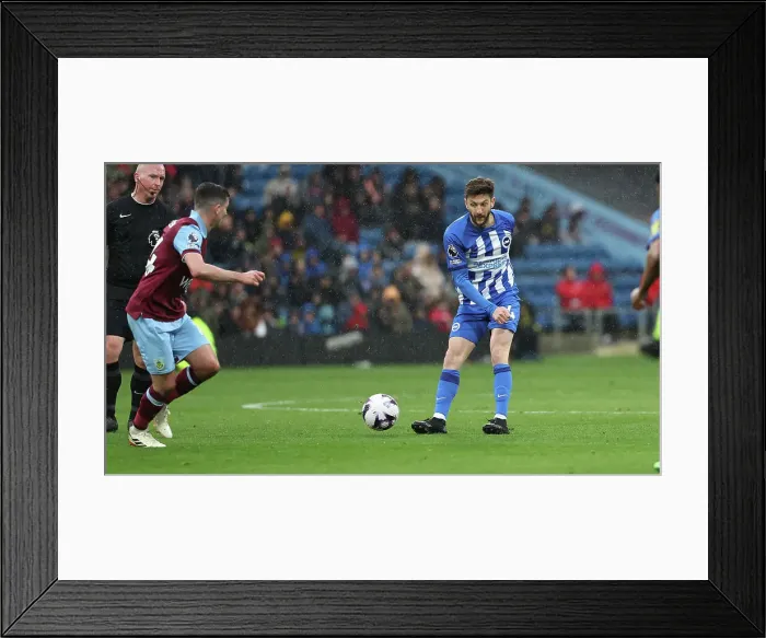 Framed Print : Burnley v Brighton and Hove Albion Premier League 13APR24 Framed Print : Burnley v Brighton and Hove Albion Premier League 13APR24
