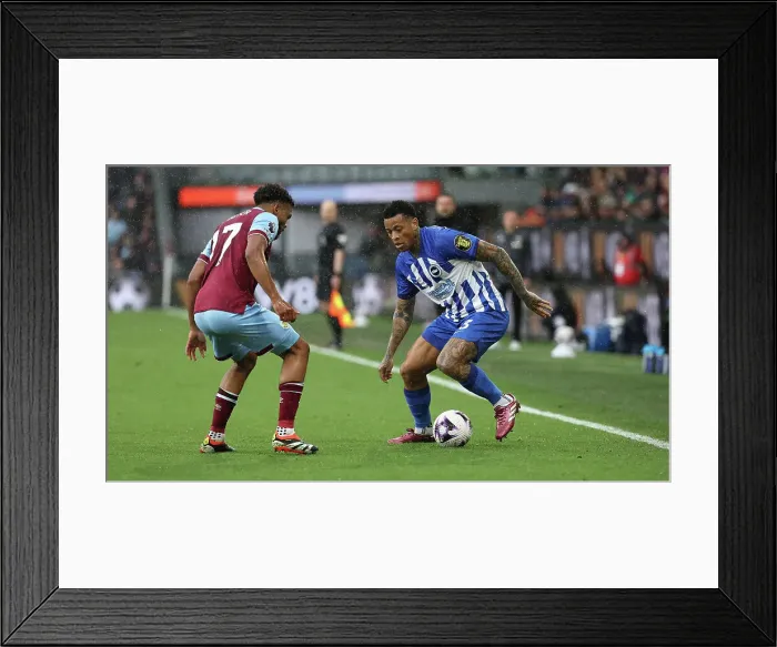 Framed Print : Burnley v Brighton and Hove Albion Premier League 13APR24 Framed Print : Burnley v Brighton and Hove Albion Premier League 13APR24