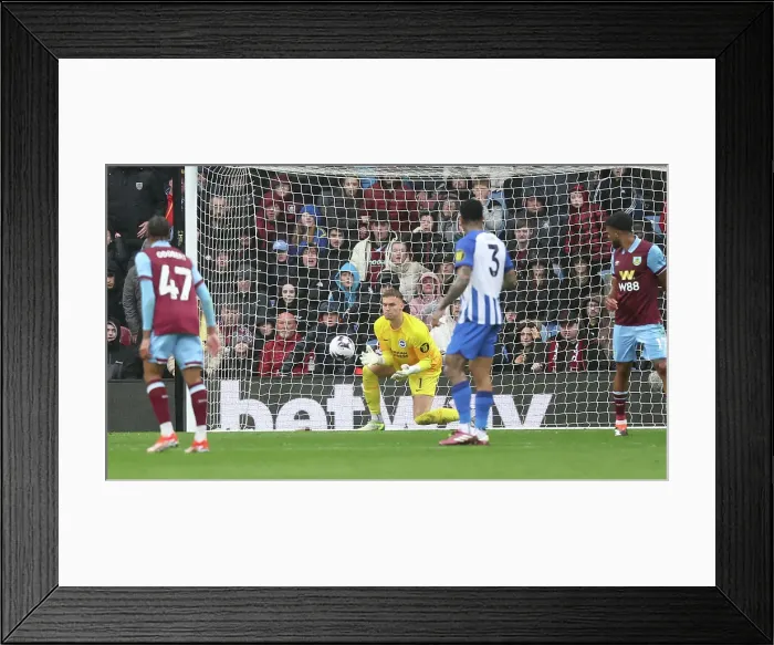Framed Print : Burnley v Brighton and Hove Albion Premier League 13APR24 Framed Print : Burnley v Brighton and Hove Albion Premier League 13APR24