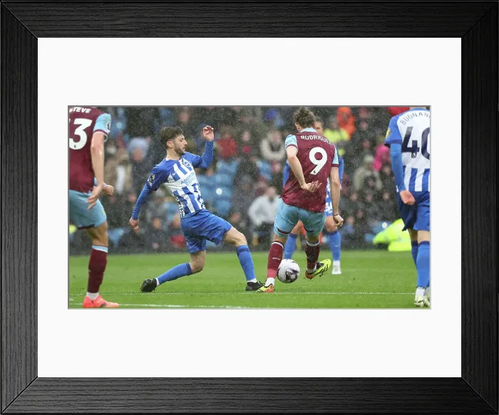 Framed Print : Burnley v Brighton and Hove Albion Premier League 13APR24 Framed Print : Burnley v Brighton and Hove Albion Premier League 13APR24