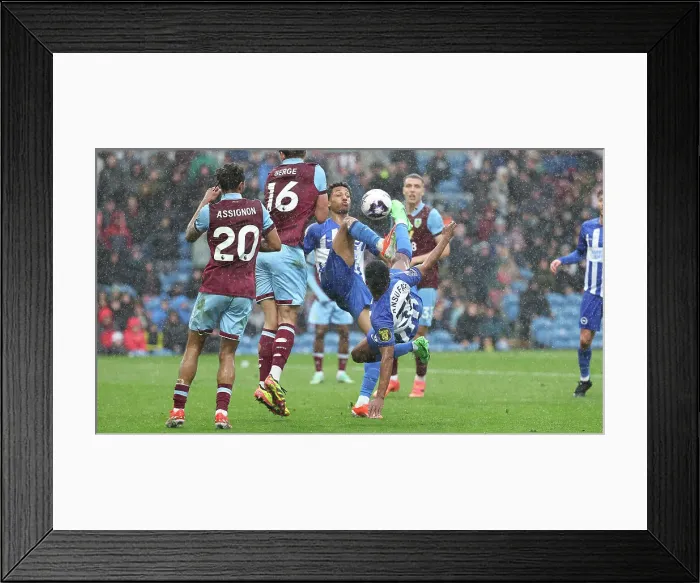 Framed Print : Burnley v Brighton and Hove Albion Premier League 13APR24 Framed Print : Burnley v Brighton and Hove Albion Premier League 13APR24