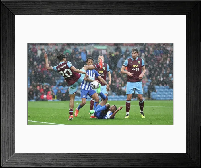 Framed Print : Burnley v Brighton and Hove Albion Premier League 13APR24 Framed Print : Burnley v Brighton and Hove Albion Premier League 13APR24