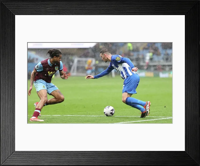 Framed Print : Burnley v Brighton and Hove Albion Premier League 13APR24 Framed Print : Burnley v Brighton and Hove Albion Premier League 13APR24